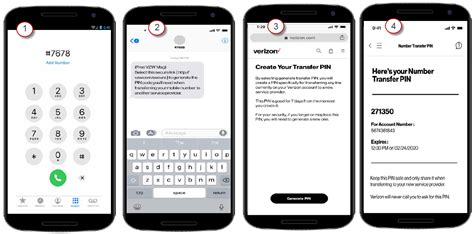 how to get port pin from verizon.